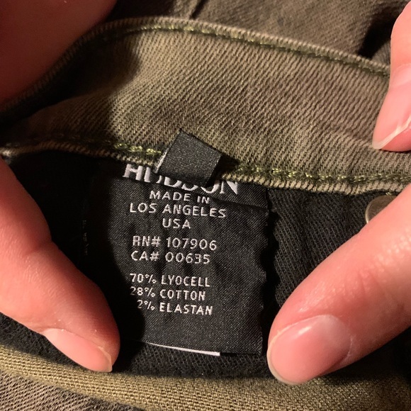 HUDSON NICO SUPER SKINNY MID RISE CAMOUFLAGE JEANS SIZE 26 - Picture 7 of 9